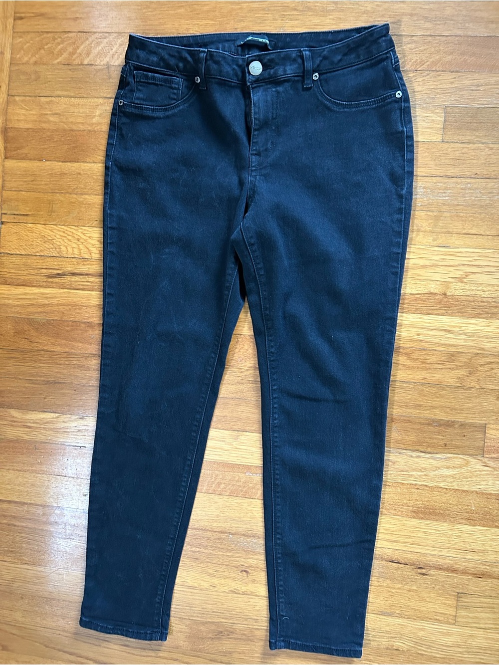 Women's AG Denim Black Skinny Jeans